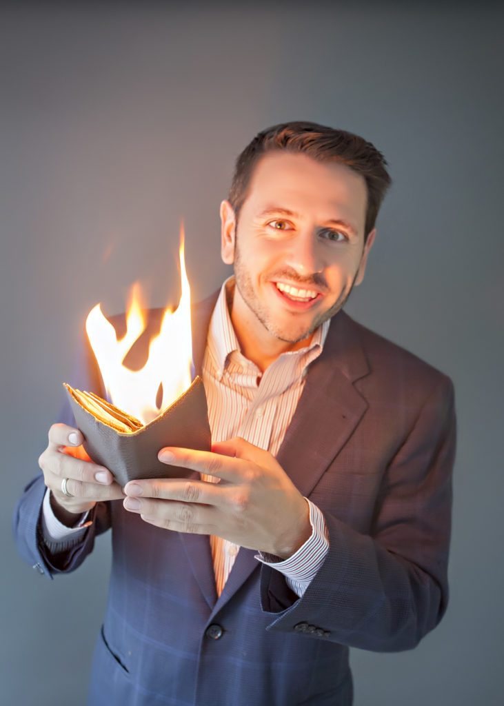 One of the magicians at The Magic Soiree - John Kohl